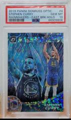 Stephen Curry [Fast Break Holo] Basketball Cards 2019 Panini Donruss Optic Rainmakers Prices