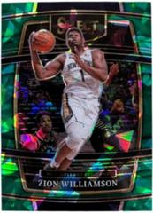 Zion Williamson [Green Ice Prizm] Basketball Cards 2021 Panini Select Prices