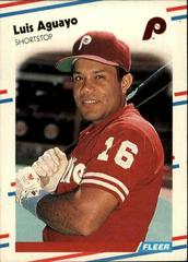 Luis Aguayo #297 Baseball Cards 1988 Fleer Prices