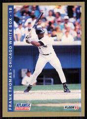 Frank Thomas #23 Baseball Cards 1993 Fleer Atlantic Prices