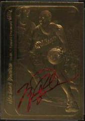 Michael Jordan [86 Sticker Red Signature] Basketball Cards 1997 Fleer 23KT Gold Prices