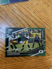 Aaron Rodgers [Green] #FV4 Football Cards 2022 Panini Donruss Elite Field Vision Prices