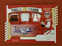 Alex Smith [Material Autograph Prime] #TTT-29 Football Cards 2022 Panini Absolute Tools of the Trade Triple Prices