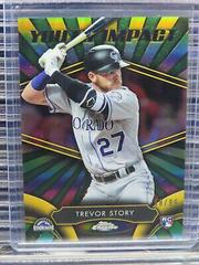 Trevor Story [Green Refractor] #YI-10 Baseball Cards 2016 Topps Chrome Youth Impact Prices