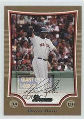 David Ortiz [Gold Refractor] Baseball Cards 2009 Bowman Chrome Prices