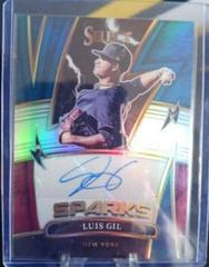 Luis Gil [Tri Color] #SS-LG Baseball Cards 2022 Panini Select Sparks Signatures Prices