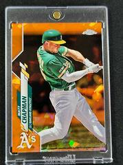 Matt Chapman [Orange Refractor] #127 Baseball Cards 2020 Topps Chrome Sapphire Prices