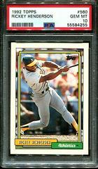 Rickey Henderson #560 Baseball Cards 1992 Topps Prices