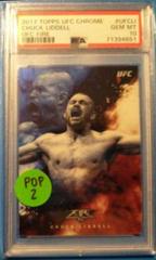 Chuck Liddell #UF-CLI Ufc Cards 2017 Topps UFC Chrome Fire Prices