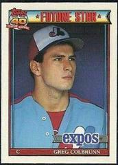 Greg Colbrunn #91 Baseball Cards 1991 Topps Tiffany Prices