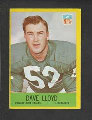 Dave Lloyd Football Cards 1967 Philadelphia Prices