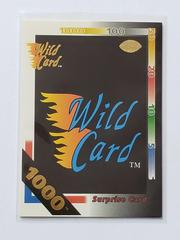 Surprise Card [1000 Stripe] Football Cards 1992 Wild Card Prices