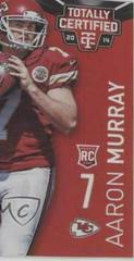 Aaron Murray [Mirror Platinum Red] #179 Football Cards 2014 Panini Totally Certified Prices