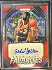 Kareem Abdul-Jabbar [Red Prizm] #10 Basketball Cards 2023 Panini Prizm Franchise Favorites Signature Prices