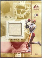 Champ Bailey [Gold] #CB Football Cards 2001 SP Game Used Authentic Fabric Prices