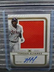 Yordan Alvarez Baseball Cards 2023 Topps Definitive Autograph Relic Collection Prices
