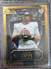 Bailey Zappe [Gold Gold Gold] Football Cards 2022 Wild Card Matte Weekend Warrior Prices