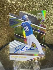 Jordan Walker [Status Die Cut Gold Signature] #21 Baseball Cards 2020 Panini Elite Extra Edition Prices