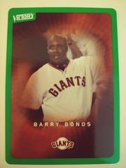 Barry Bonds [Green] #78 Baseball Cards 2003 Upper Deck Victory Prices