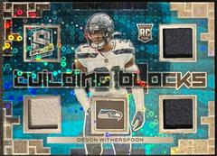 Devon Witherspoon [Blue Neon] #22 Football Cards 2023 Panini Spectra Building Blocks Prices