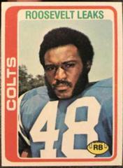 Roosevelt Leaks #9 Football Cards 1978 Topps Prices