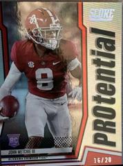 John Metchie III [Red Zone] Football Cards 2022 Panini Score Protential Prices