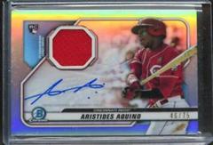 Aristides Aquino [Refractor] Baseball Cards 2020 Bowman Chrome Rookie Autographs Prices