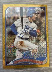 Freddie Freeman [Gold] #T89C-45 Baseball Cards 2024 Topps 1989 Chrome Silver Pack Prices