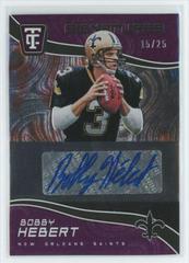 Bobby Hebert [Purple] #TCS-BHE Football Cards 2021 Panini Chronicles Totally Certified Signatures Prices