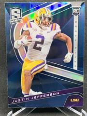 Justin Jefferson [Blue Prizm] #9 Football Cards 2020 Panini Chronicles Draft Picks Spectra Prices