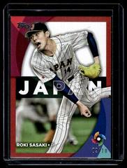 Roki Sasaki [Red] #WBC-34 Baseball Cards 2023 Topps World Classic Stars Prices