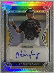 Nick Gonzales #37 Baseball Cards 2021 Panini Prizm Draft Picks Autographs Prices