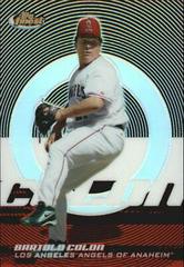Bartolo Colon [Black Refractor] #13 Baseball Cards 2005 Finest Prices