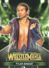 Tyler Breeze Wrestling Cards 2018 Topps WWE Road To Wrestlemania 34 Roster Prices