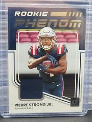 Pierre Strong Jr. Football Cards 2022 Panini Donruss Rookie Phenom Jerseys Prices