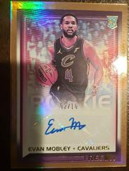 Evan Mobley [Gold] Basketball Cards 2021 Panini Recon Rookie Signatures Prices