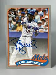 Darryl Strawberry [Platinum] #89BA-DST Baseball Cards 2024 Topps 1989 Autograph Prices