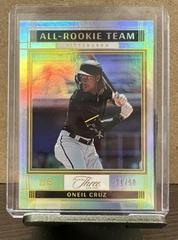 Oneil Cruz [Holo Gold] Baseball Cards 2022 Panini Three and Two All Rookie Team Prices