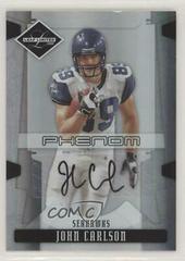 John Carlson [Autograph] #247 Football Cards 2008 Leaf Limited Prices