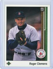 Roger Clemens #195 Baseball Cards 1989 Upper Deck Prices