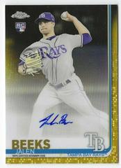 Jalen Beeks [Gold Refractor] Baseball Cards 2019 Topps Chrome Autographs Prices