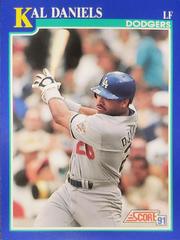 Kal Daniels Baseball Cards 1991 Score Prices