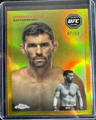 Dominick Cruz [Gold Refractor] #FFT-14 Ufc Cards 2024 Topps Chrome UFC 1954 Prices