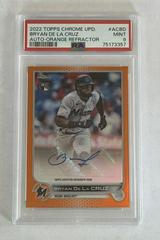 Bryan De La Cruz [Orange] Baseball Cards 2022 Topps Chrome Update Autographs Prices