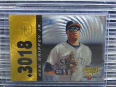 Ken Griffey Jr. [Starburst] #185 Baseball Cards 1996 Pinnacle Prices