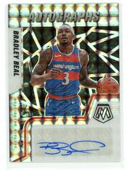 Bradley Beal #AM-BRD Basketball Cards 2021 Panini Mosaic Autographs Prices