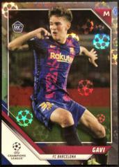 Gavi [Starball] #50 Soccer Cards 2021 Topps UEFA Champions League Prices
