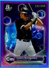 Colson Montgomery [Purple] #PE-4 Baseball Cards 2022 Bowman Platinum Precious Elements Prices
