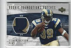 Steven Jackson [Patch] #246-P Football Cards 2004 Upper Deck Foundations Prices