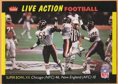Super Bowl XX [Chicago vs. New England] Football Cards 1987 Fleer Team Action Prices